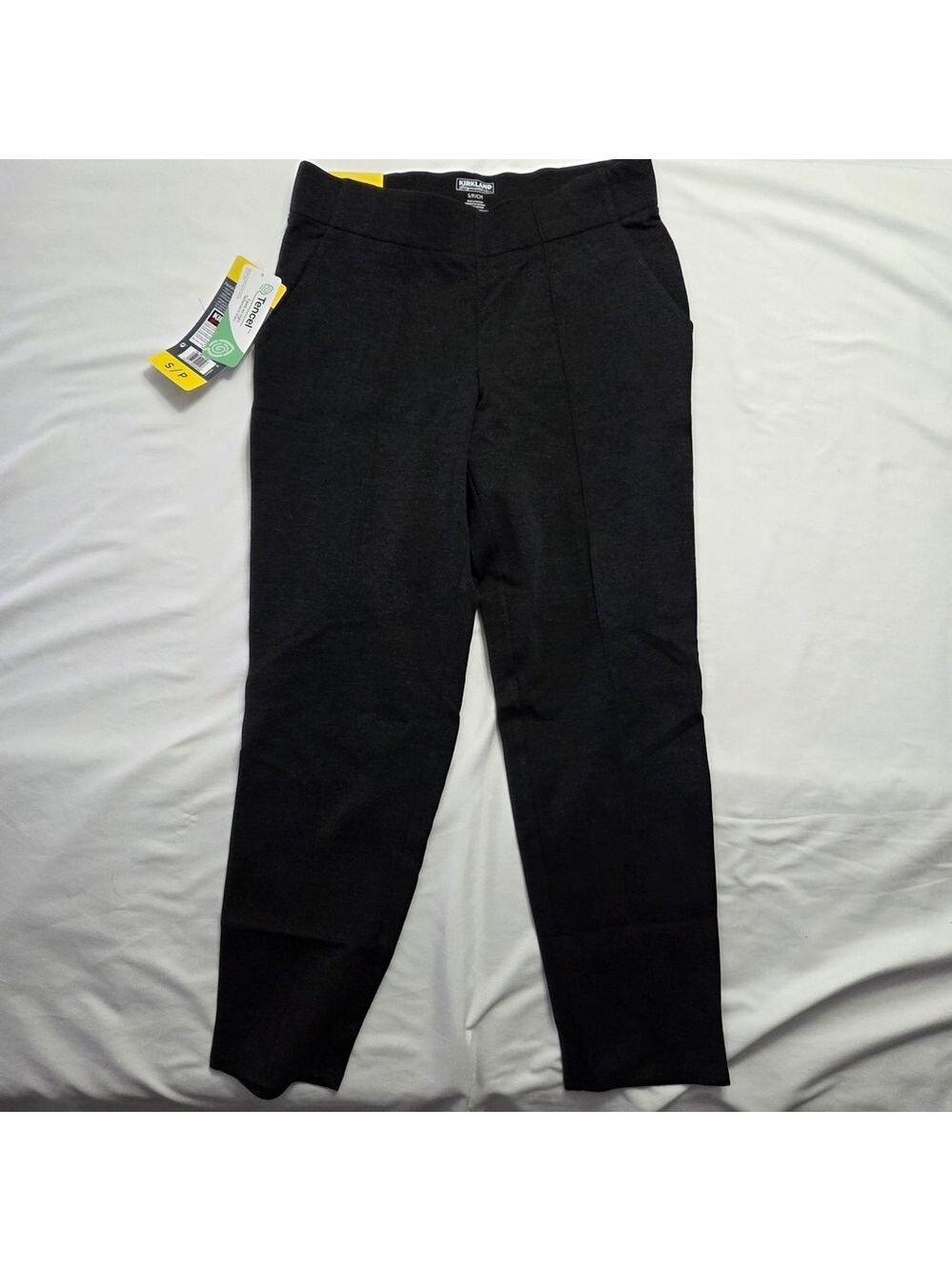 NWT Kirkland Signature Black Slim Fit Stretch Pants Professional Trousers 10